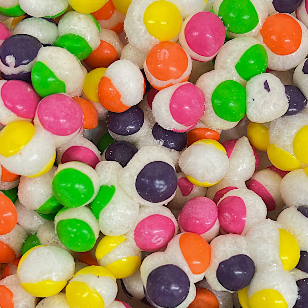 Freeze dried sour skittles