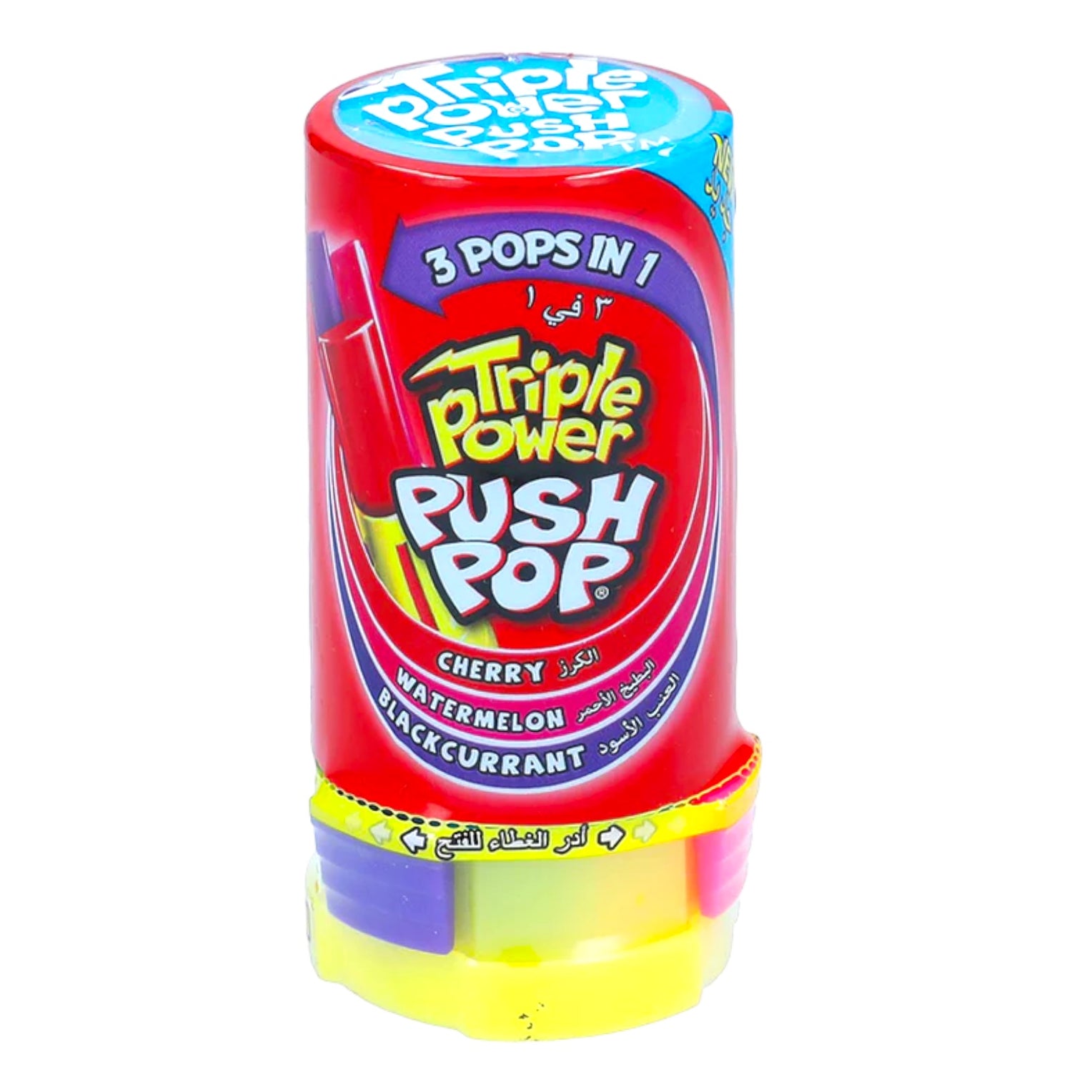 Bazooka Triple Power Push Pop Red (Dubai)