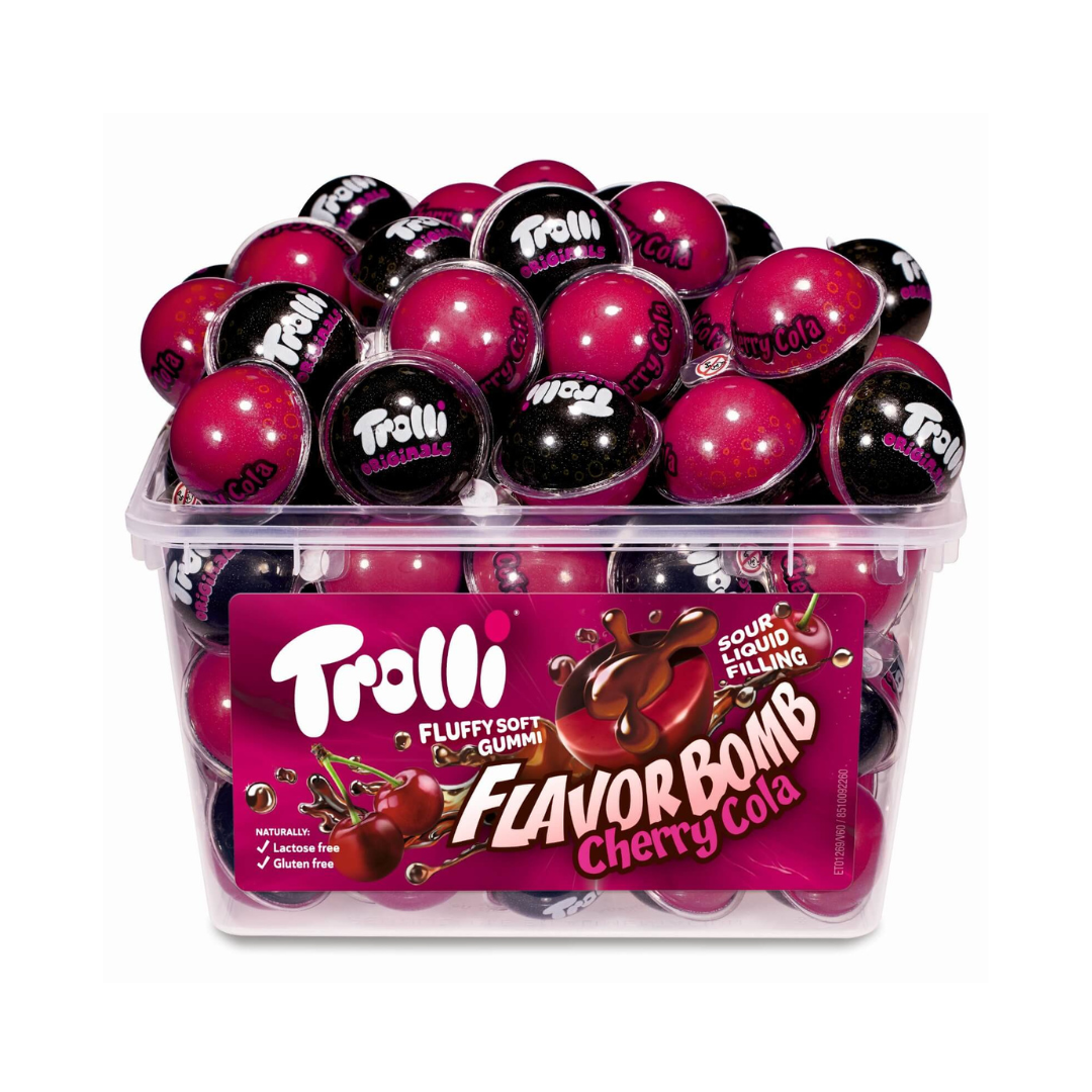 Trolli Cherry Cola Flavour Bomb 3D Candy 4 Pack