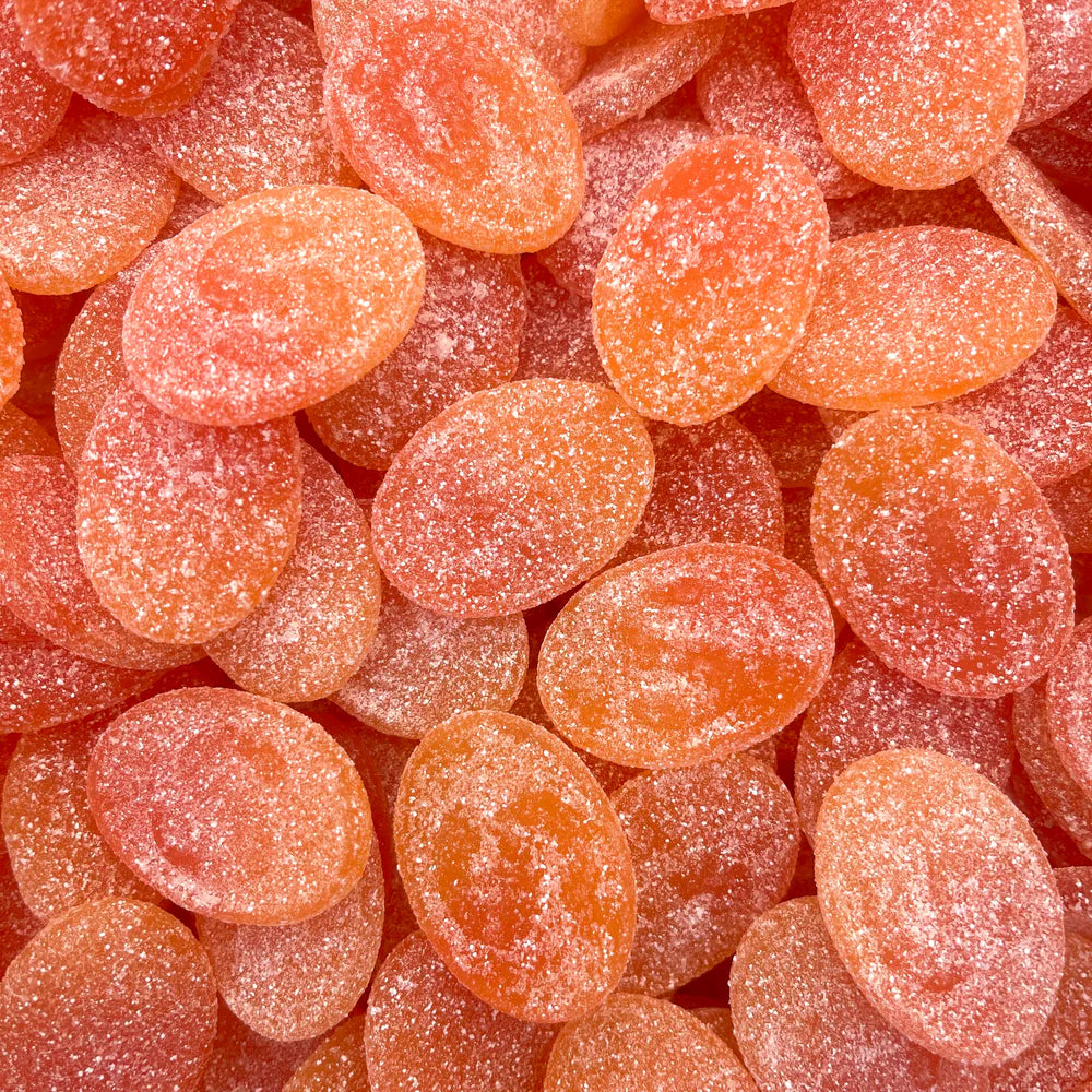 Sour Swedish Ovals Peach 100g (Vegan)