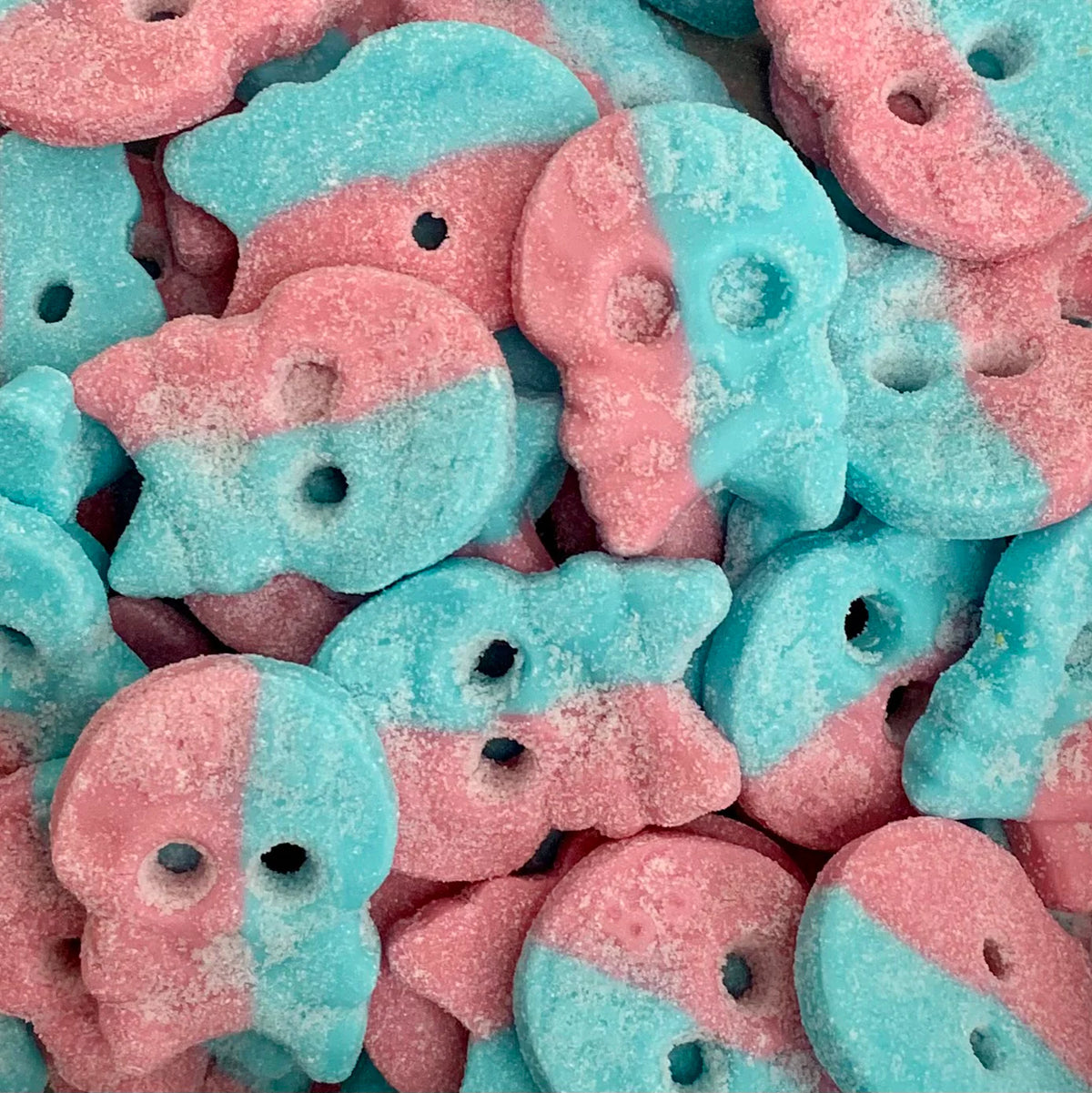 Fizzy Bubblegum Skulls 200g (Vegan)