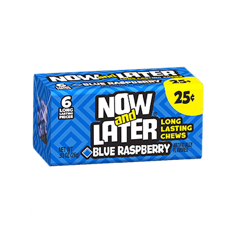 Now and Later Blue Raspberry 6 pcs