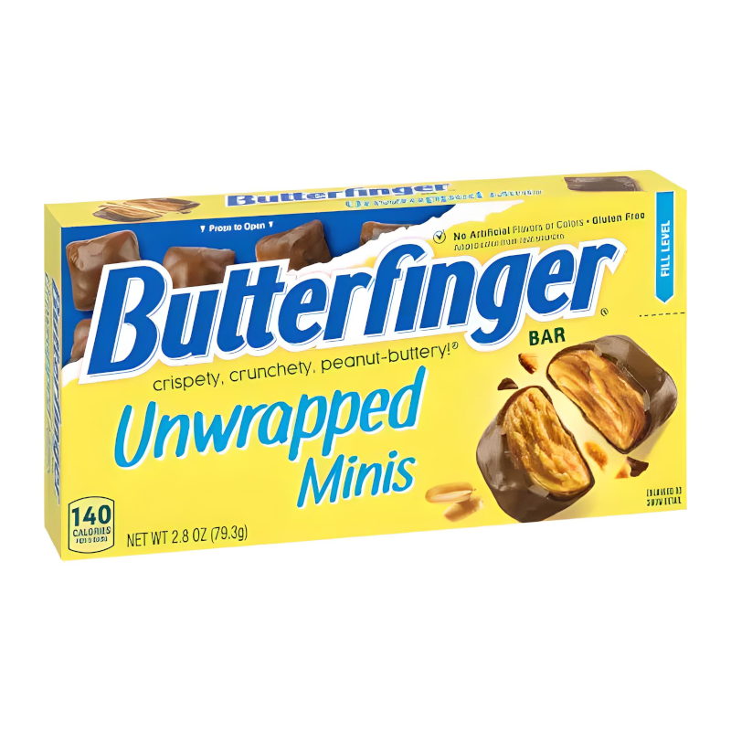 Butterfinger Unwrapped Minis Box