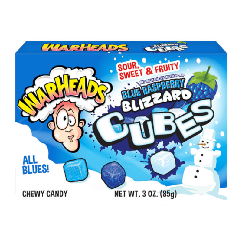 Warheads Blizzard Cubes Theatre Box (Veg)