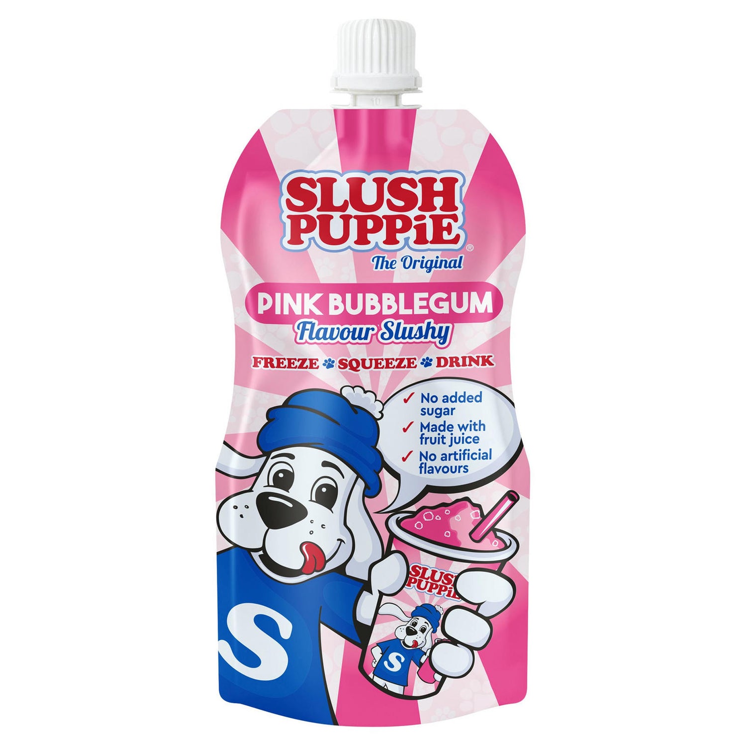 Slush Puppie Pink Bubblegum Slush Pouches