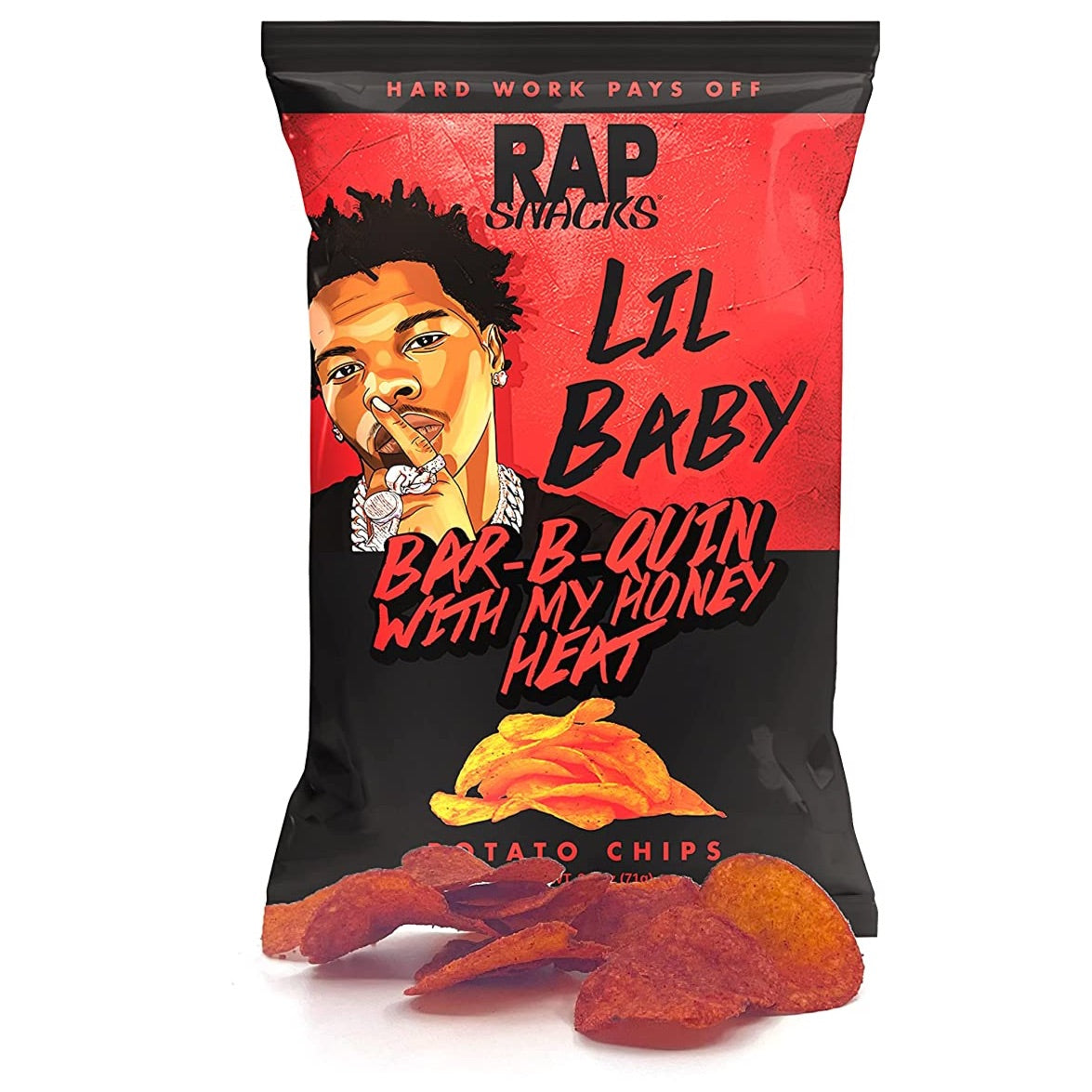 Rap Snacks Lil Baby Bar-B-Quin with my Honey Heat 71g