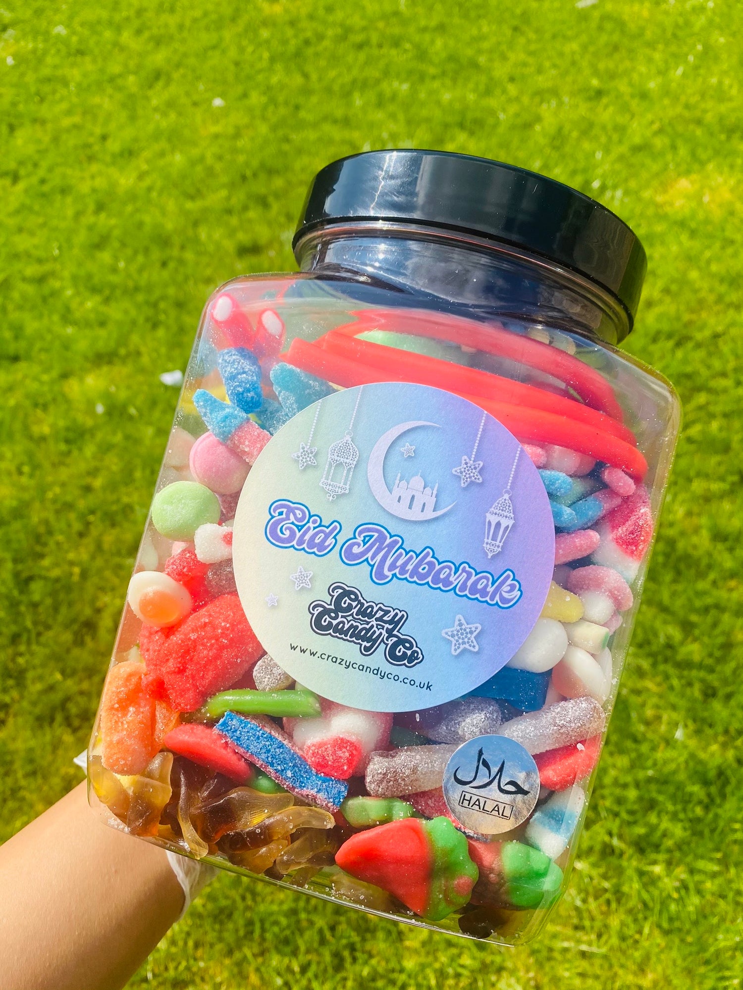 Eid Mubarak Sweet Jars 1.5kg SPECIAL OFFER