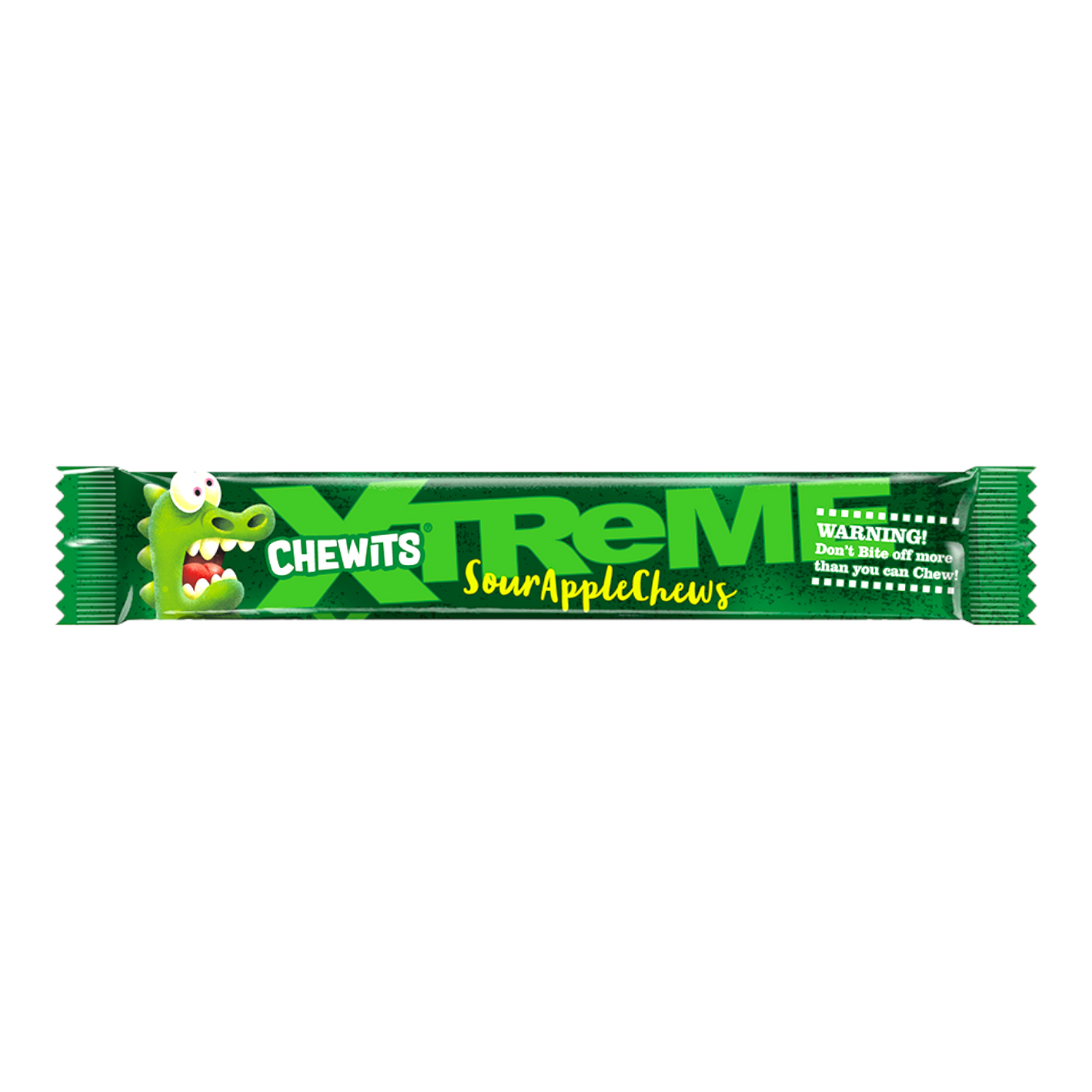 Chewits Xtreme Sour Apple Chews (Vegetarian)