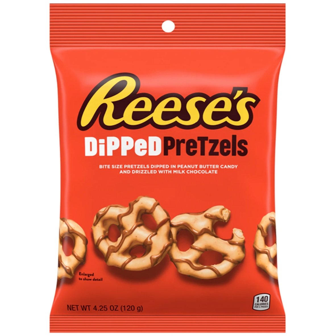 Reese's Peanut Butter Dipped Pretzels 120g (Best Before March 24)