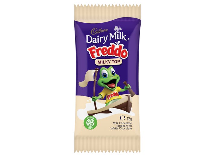 Cadbury Freddo Milky Top (Australia)