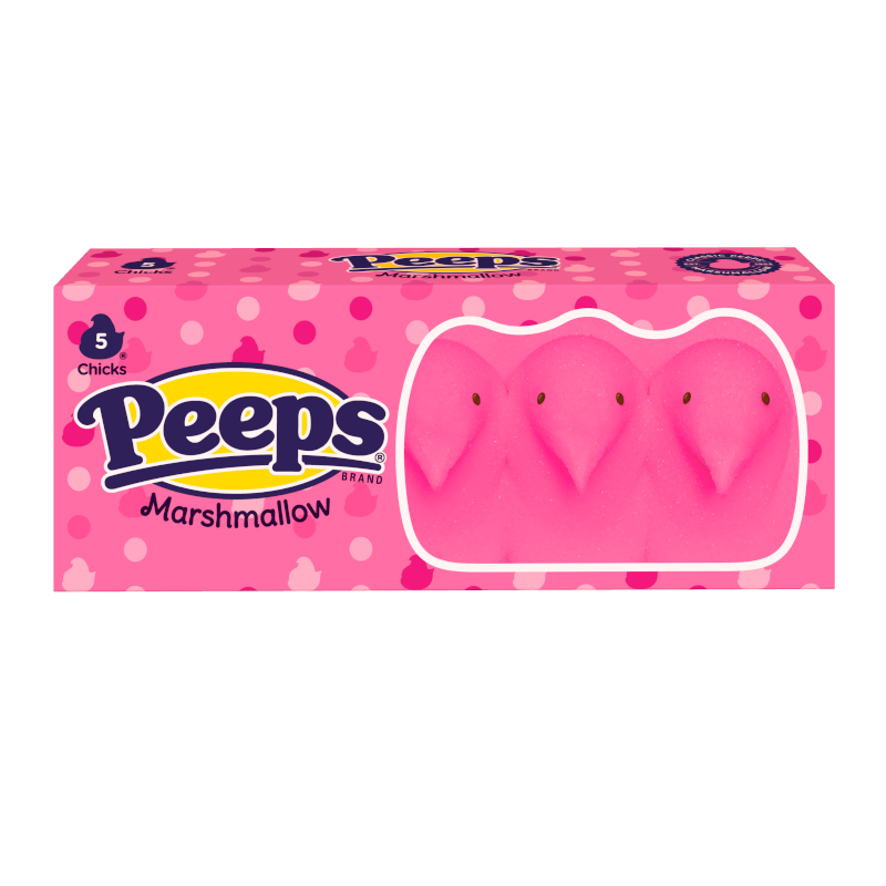 Peeps Easter Pink Chicks 5pk