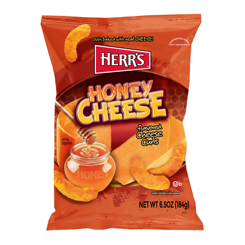 Herr's Honey Cheese Curls 198g