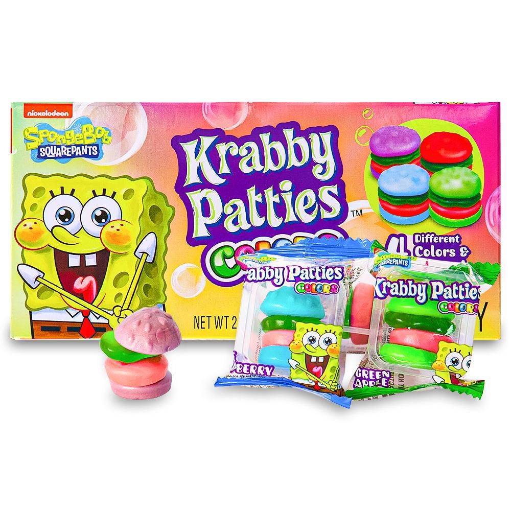 Spongebob Gummy Krabby Patties Colors 72g