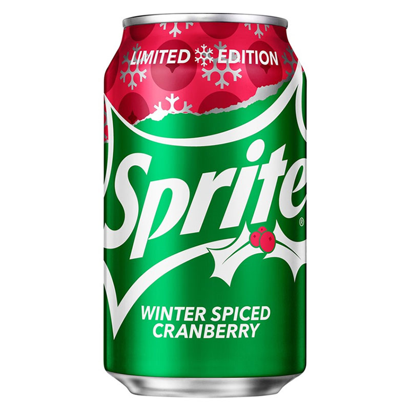 Sprite Winter Spiced Cranberry USA