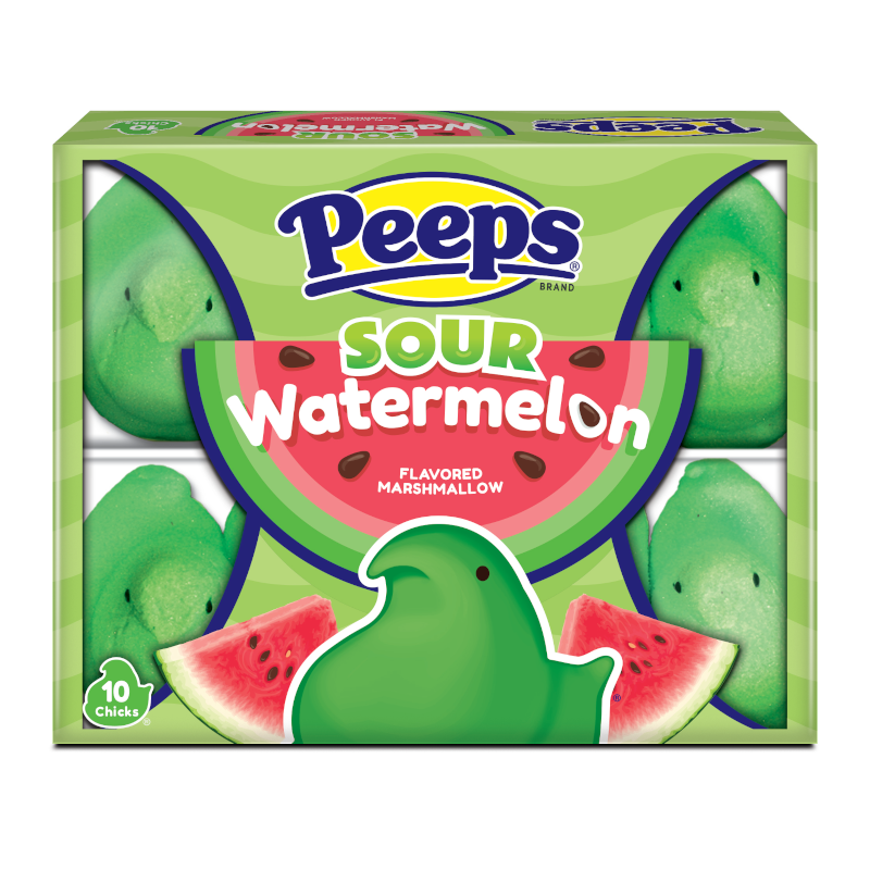 Peeps Sour Watermelon Chicks 10PK