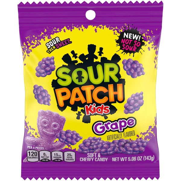 Sour Patch Kids Grape 102g (Halal)
