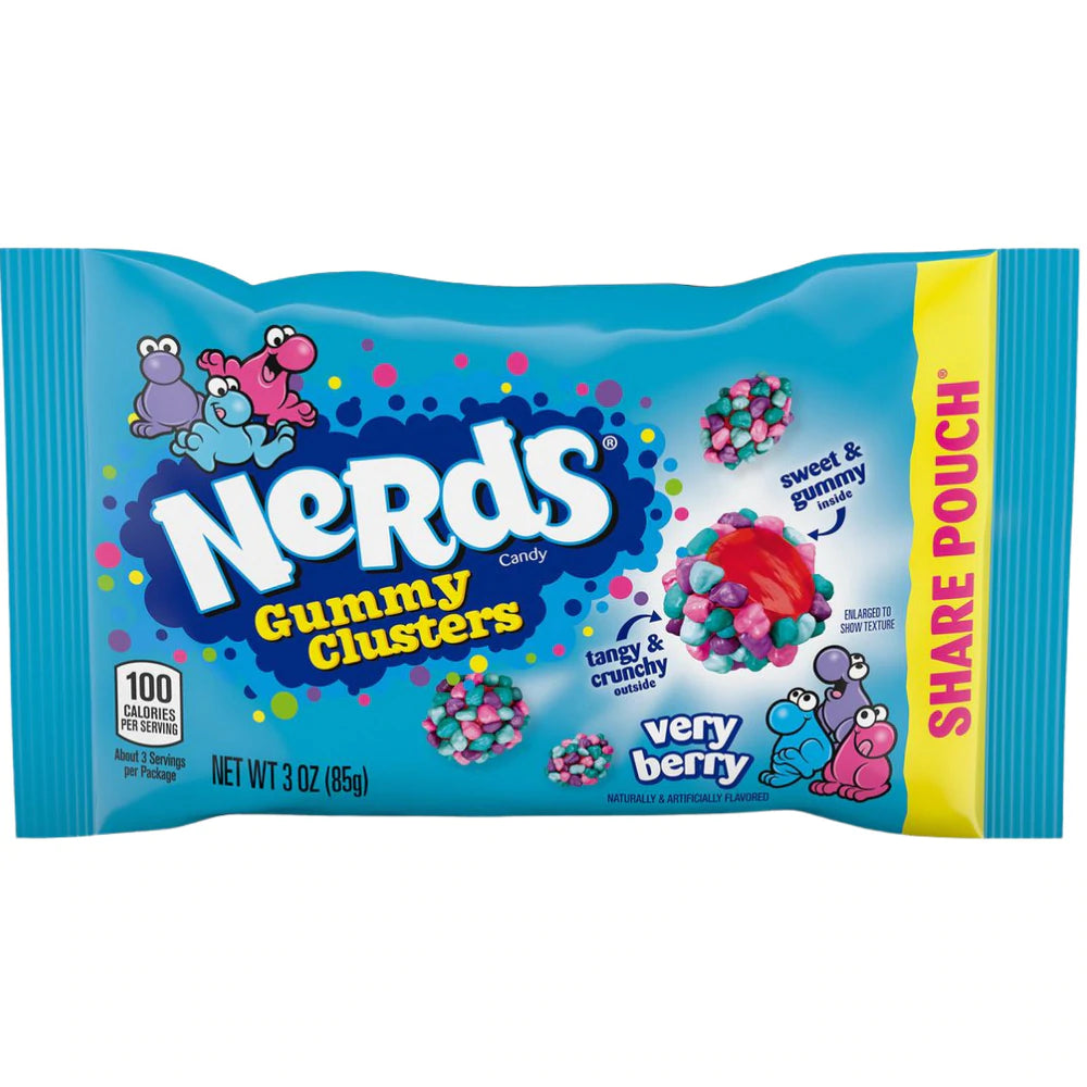 Nerds Gummy Clusters Very Berry 85g