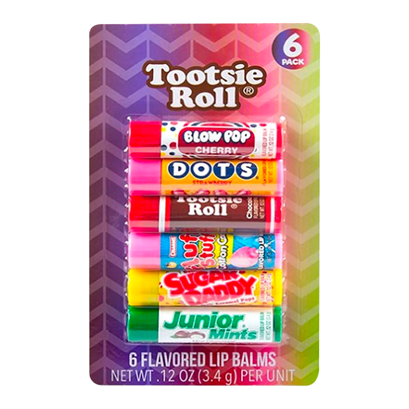 Lip Balm Tootsie Roll 6-Pack