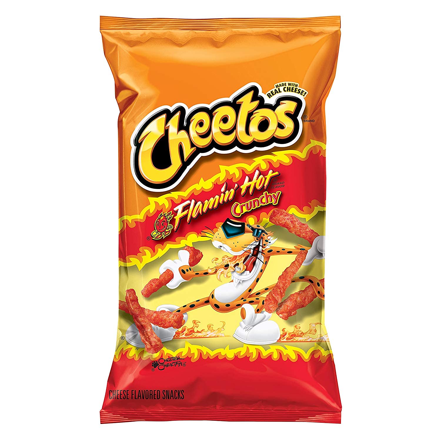 Cheetos Crunchy Flamin Hot 8oz (Big Bag)