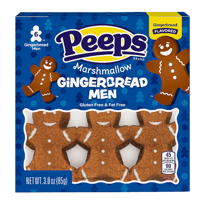 Peeps Christmas Gingerbread Men 6 Pack