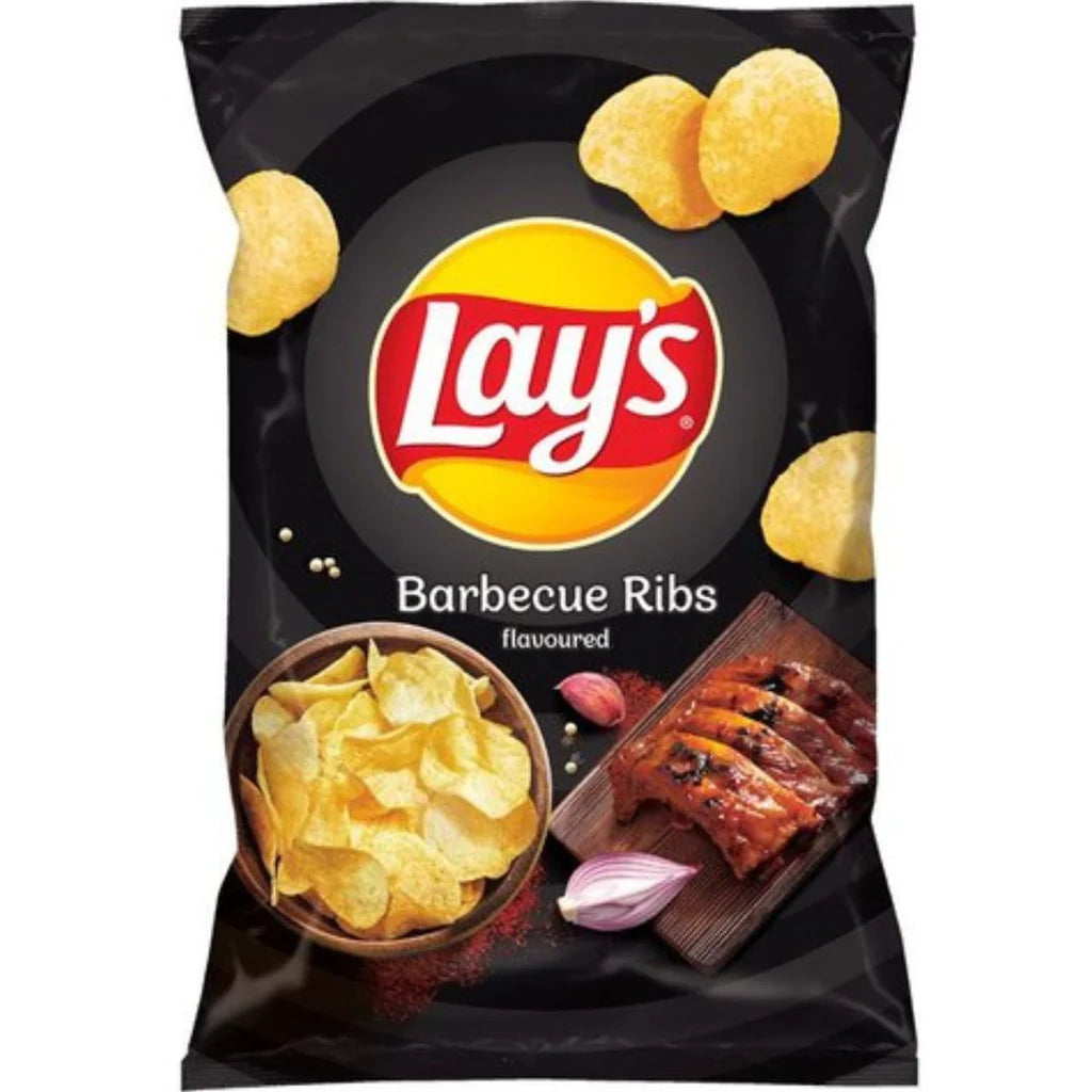 Lays Barbecue BBQ Ribs 140g