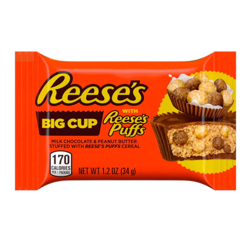 Reese's Big Cup Stuffed With Reese's Puffs 34g