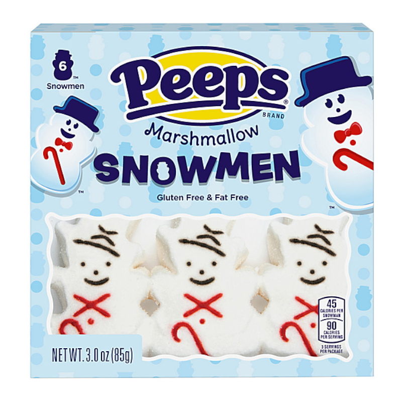 Peeps Christmas Snowmen 6 Pack